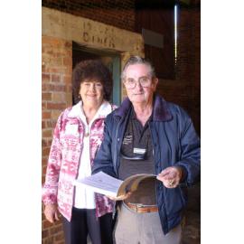 Former Boiler House worker Bill Halliday with his wife Ellen  at the Boiler House reunion at UQ Ipswich, Ipswich, July 2004 