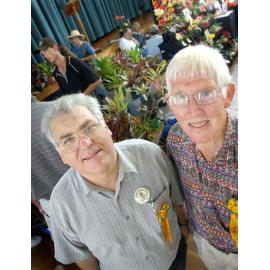 David Murphy and Tom Wakefield at the Glebe Rd Home Gardener's Expo, Ipswich, August 2004 