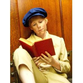 Simon Drew, aged 12, as "Oliver" in the Oliver Musical, Ipswich, August 2004 