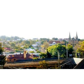New apartment blocks to be constructed behind the old Ipswich Steakhouse, Ipswich, September 2004 