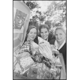 Thought to be St Mary's College students preparing to take part in the 40 Hour Famine, Ipswich, 2nd August 1994