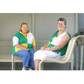 Dianne Caswell and Joan Fail from the Ipswich Friendship Force Ipswich, January 2005 