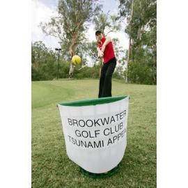 Sandra Gilbert at Brookwater Golf Club, Ipswich, January 2005 