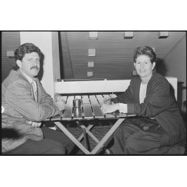 Unidentified couple at the Ipswich Civic Centre, Ipswich, August 1994
