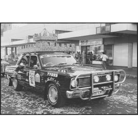 Entrant in the Variety Bash driving down Brisbane Street, Ipswich, 5th August 1994