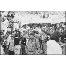Sideshow Alley at the Ekka, Brisbane Showgrounds, Brisbane, 21st August 1994