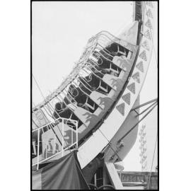 Swinging Ship amusement ride at the Ekka, Brisbane Showgrounds, Brisbane, 21st August 1994