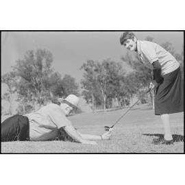 Unidentified golfers, Ipswich area, August 1994