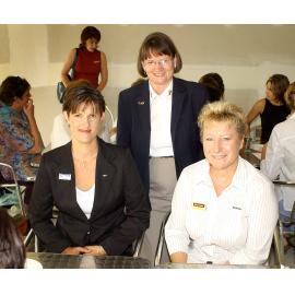 Kirsty Vell, Shelia Foster and Virginnia Powles at the business women's breakfast at Springfield, Ipswich, 19th January 2005 