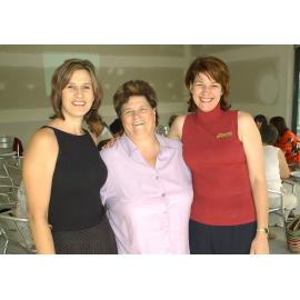 Marlene Long, Carol Williamson and Heidi Hunter at the women's business breakfast, Ipswich, 19th January 2005
