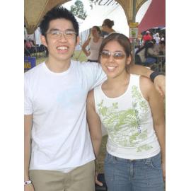 Mark Ford and Patricia Chan from Mansfield at Sonfest, Ipswich, 20th Janurary 2005