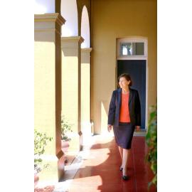 New Headmistress at Ipswich Girls Grammar School,  Florence Kearney, Ipswich, 21st January 2005