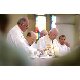 Priest at St Mary's Church, Ipswich, July 2004 