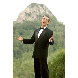 Opera singer Jason Barry-Smith in the rural surrounds of the Ivory's Rock Conference Centre, Ipswich, 11th February 2005