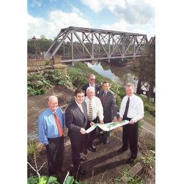 The original unveiling of the Riverlink plan in May 2000, Ipswich, 15th February 2005