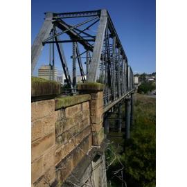 Bremer River Railway Bridge, from the North Ipswich end, Ipswich, 2004