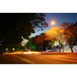 Cunningham's Knoll, at night, Queen Victoria Parade, Ipswich, October 2006