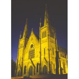 St Mary's Catholic Church, at night, Woodend, Ipswich, 2005