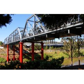 Bremer River Rail Bridge, Ipswich, October 2012