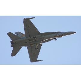 RAAF F/A-18A Hornet performing at an Air Show, RAAF Base Amberley, Ipswich, 2004