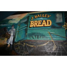 Mural for Halley's Bakery at the Bakehouse Steakhouse, Woodend, Ipswich, c.2005 