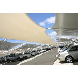 Shade sails covering the upper level carpark, Booval Fair Shopping Centre, Booval, Ipswich, 2006