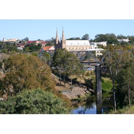 St Mary's, taken from the David Trumpy Bridge, Ipswich, 2006