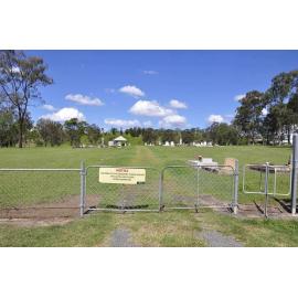 Stone Quarry Cemetery entrance gates, Jeebropilly, 2010