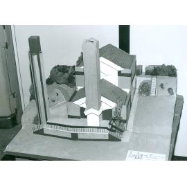 Model of the former Walter Burley Griffin Incinerator, now home to Ipswich Little Theatre, n.d.