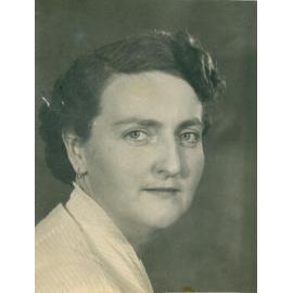 Thought to be Beryl Johnston, member of the Ipswich Little Theatre, 1950s
