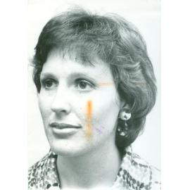 Andrea Cottman, member of the Ipswich Little Theatre, 1974
