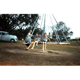 Queens Park playground swing, Ipswich, c.1960