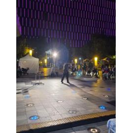 Rebuen DotDotDot, performing at SPARK festival, Tulmur Place, Ipswich, July 2026
