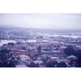 Looking towards North Ipswich from Denmark Hill, Ipswich, Monday morning, 28th January 1974