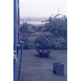 Flood waters at 37 1/2 feet (11.43m), Ipswich, 9:45am, 26th January 1974