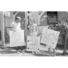Ipswich Heritage Protest, 67 Ellenborough Street, Ipswich, September 1991