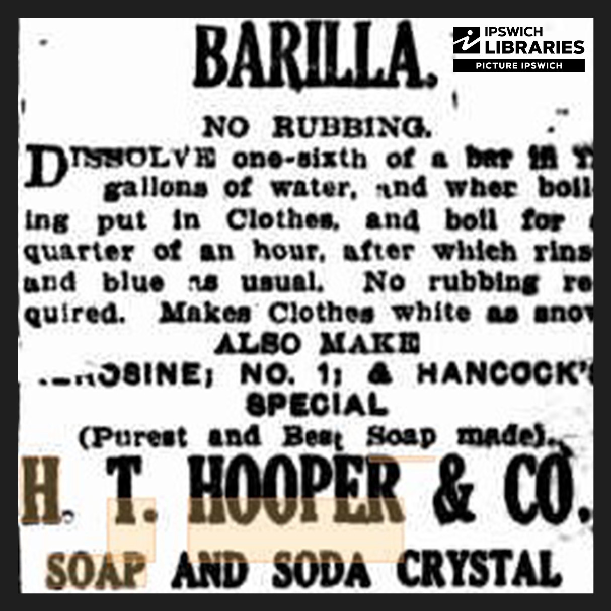 H. T. Hooper & Co. Soap and Soda Factory