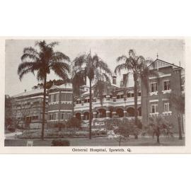 Postcard General Hospital, Ipswich, c.1940s
