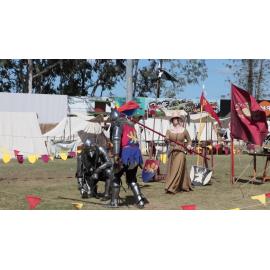 Tournament demonstration at History Alive, by Draco Routiers, Ipswich Show Grounds, Ipswich, September 2026 