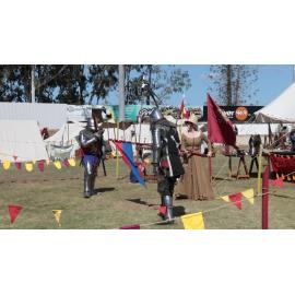 Tournament demonstration at History Alive, by Draco Routiers, Ipswich Show Grounds, Ipswich, September 2026 