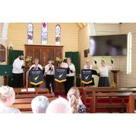 Bell'Amore, Handbell Ensemble from Toowoomba, performing at the Marburg Meander, event held as part of Galvanized: A Festival of Heritage, Marburg, Ipswich, September 2026