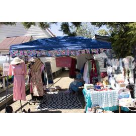 Vintage by Clara May stall at the Marburg Meander, event held as part of Galvanized: A Festival of Heritage, Marburg, Ipswich, September 2026