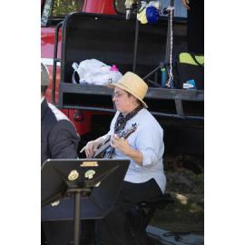 Ipswich City Big Band bassist performing at the Marburg Meander, event held as part of Galvanized: A Festival of Heritage, Marburg, Ipswich, September 2026