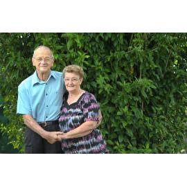 Colin and Margaret Krause are celebrating their 50th wedding anniversary, Ipswich, 14th May 2013