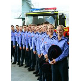 Ipswich welcomes 16 new firefighters to the region including two new female recruits Lisa Nayler and Kim Small, Ipswich, 6 May 2013