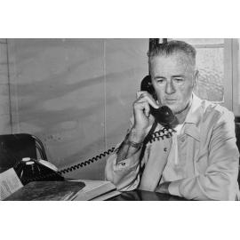 Charles 'Digger' Murphy working for the Queensland Mining Union, Ipswich, late 1960s 
