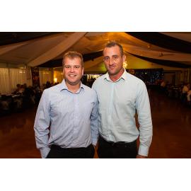 Julian Cruickshank and Damien Winrow at the 2013 Ipswich Show Ball on Saturday night, Ipswich, 13 May 2013