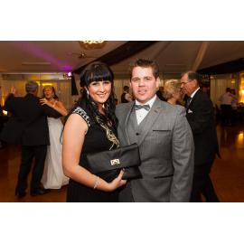 Natasha Wieland and Kerrod Rogers at the 2013 Ipswich Show Ball on Saturday night, Ipswich, 13 May 2013