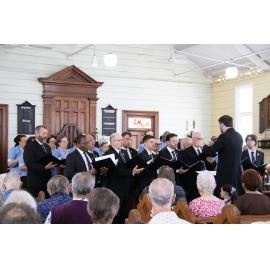 Blackstone-Ipswich Cambrian Choir performing at the 140th Anniversary service for the United Welsh Church, Blackstone, Sunday 4th October 2026