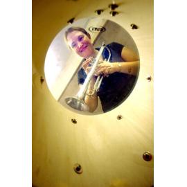 Instrumental music teacher Sharon McInnes hopes to encourage more people to join the Ipswich City Big Band, Ipswich, 3 February 2005 